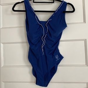 NY Mets blue one-piece bathing suit